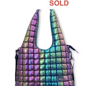 Iris Puff Hobo Galaxy Purple